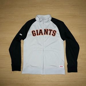 Stitches Mens Small San Francisco Giants Full Zip Baseball Jacket Athletic Gear
